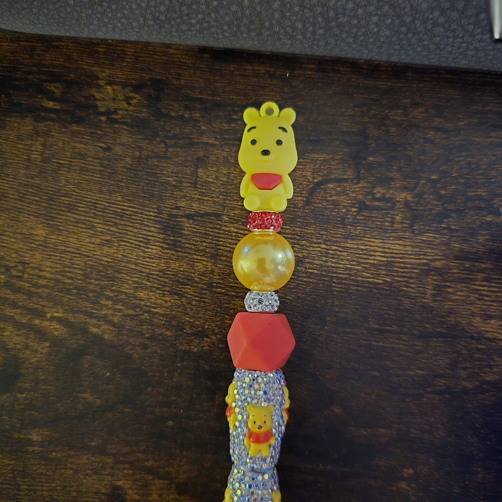 Winnie The Pooh Beaded Jeweled Pen